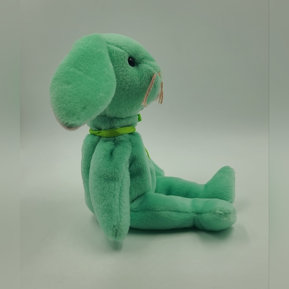 TY Beanie Baby - HIPPITY the Green Bunny (8.5 inch) - Picture 4 of 4